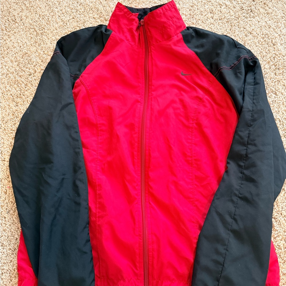 Nike Red and Black Jacket